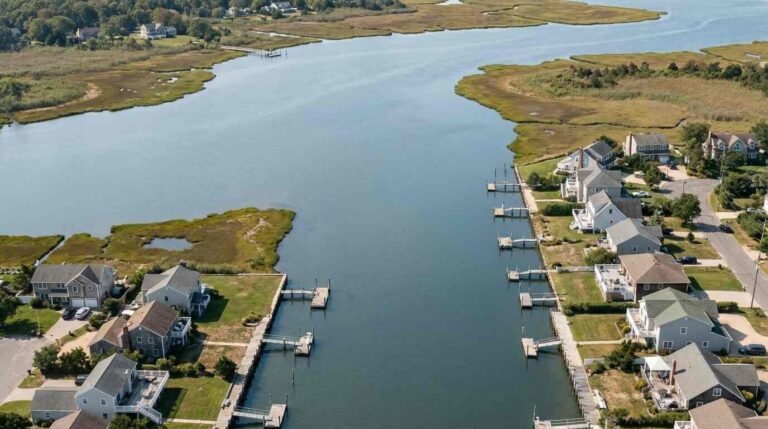 The Hampton Bays Marina That Became a Cold War Listening Post — and the Waterfront Parcels That Still Show Up Strange on Deed Searches