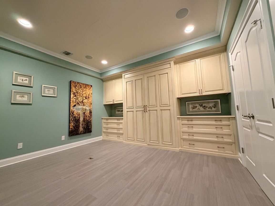 Finished lower-level bedroom