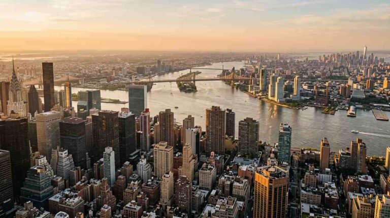 New York City skyline view