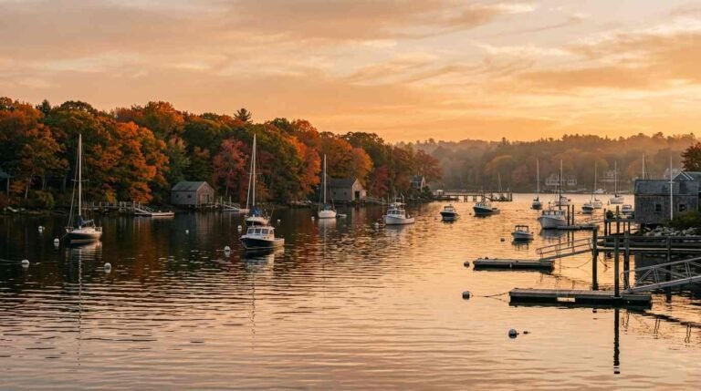 A Fall Day in Port Jefferson, Walked Slowly