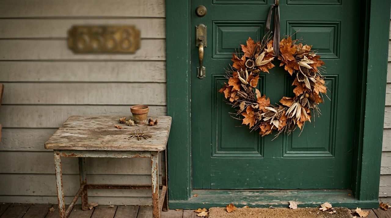 A colonial home with autumn foliage, the kind of purchase a mortgage comparison supports.